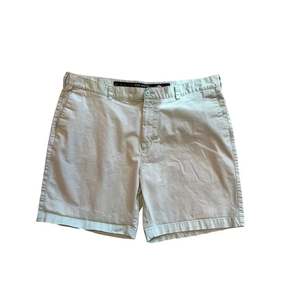 Men’s Fish Hippie Seafoam Green Shorts Sz 40